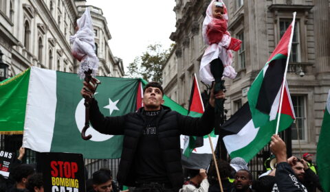Manifestações a favor da Palestina foram registradas em vários países