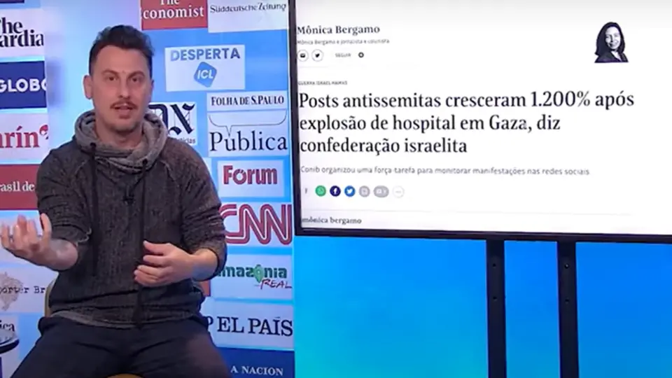 Leandro Demori, sobre aumento de posts antissemitas: ‘É sempre preocupante’