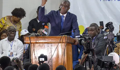 Vencedor do Nobel da Paz anuncia que quer concorrer à presidência do Congo