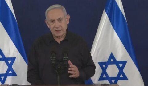 Netanyahu faz pronunciamento para confirmar invasão por terra em Gaza