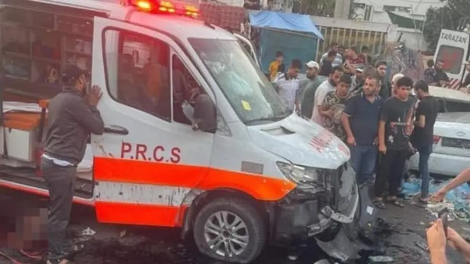 Ministério da Saúde de Gaza acusa Israel de ataque a comboio de ambulâncias