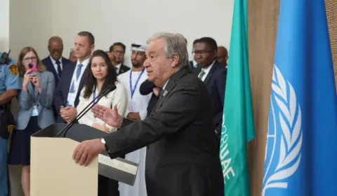 Secretário-Geral da ONU defende calendário para combustíveis fósseis