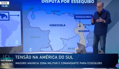 Chico Pinheiro explica disputa entre Venezuela e Guiana pela região de Essequibo