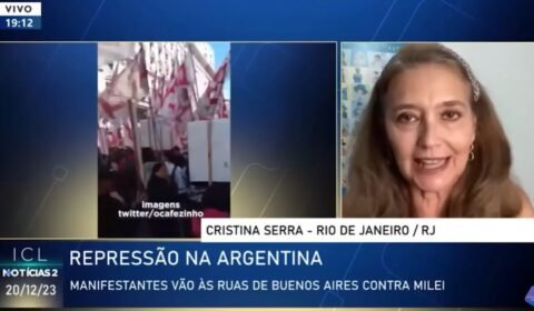 Cristina Serra, sobre protestos na Argentina: ‘Os hermanos são bons de briga’
