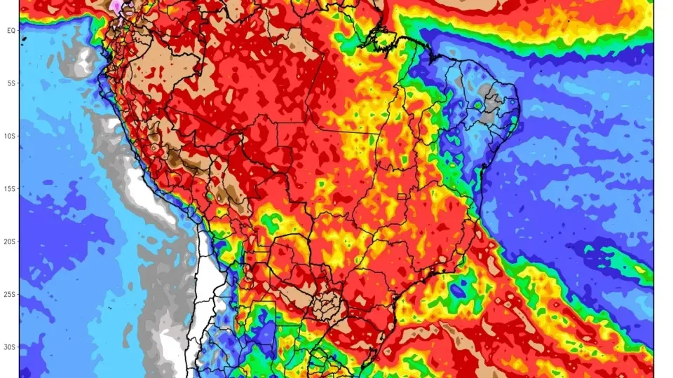 Maior parte do Brasil tem tendência de chuva pelos próximos dez dias