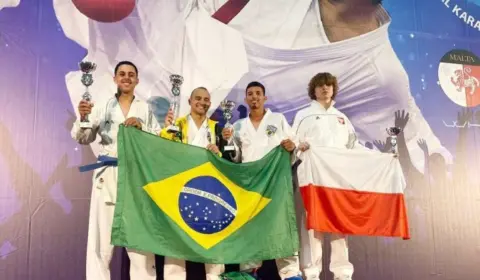 Gari de Ceilândia (DF) conquista ouro em campeonato mundial de karatê na Europa