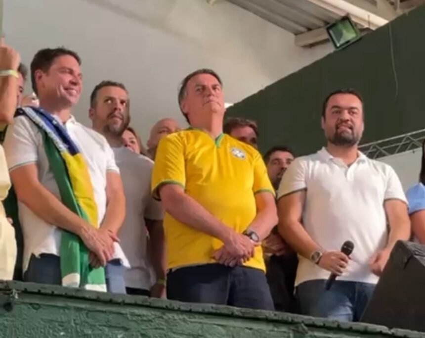 Alexandre Ramagem, Jair Bolsonaro e Claudio Castro