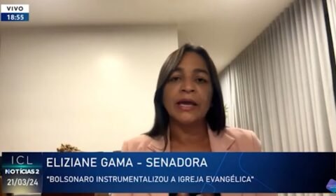 Eliziane Gama: ‘Quem fez menos pela igreja evangélica brasileira foi Bolsonaro’