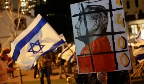 Em protesto contra Netanyahu, israelenses pedem novas eleições