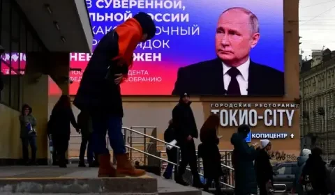 Apuração na Rússia indica vitória de Putin com mais de 80% dos votos