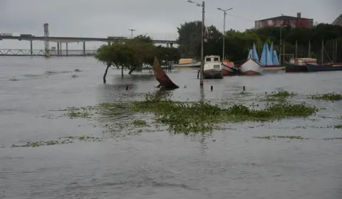 Pelotas: Canal São Gonçalo atinge 3,12 metros, maior marca da história