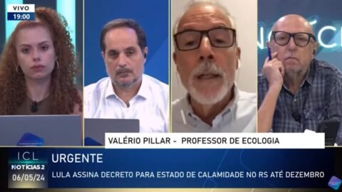 Professor Valério Pillar: ‘O negacionismo climático dos parlamentares está matando pessoas’