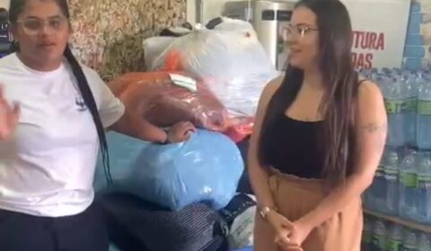 Catadores de Brasília enviam água e mantimentos para colegas do RS