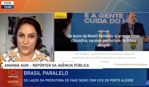 Amanda Audi, da Agência Pública, revela ligações entre prefeitura de Porto Alegre e Brasil Paralelo