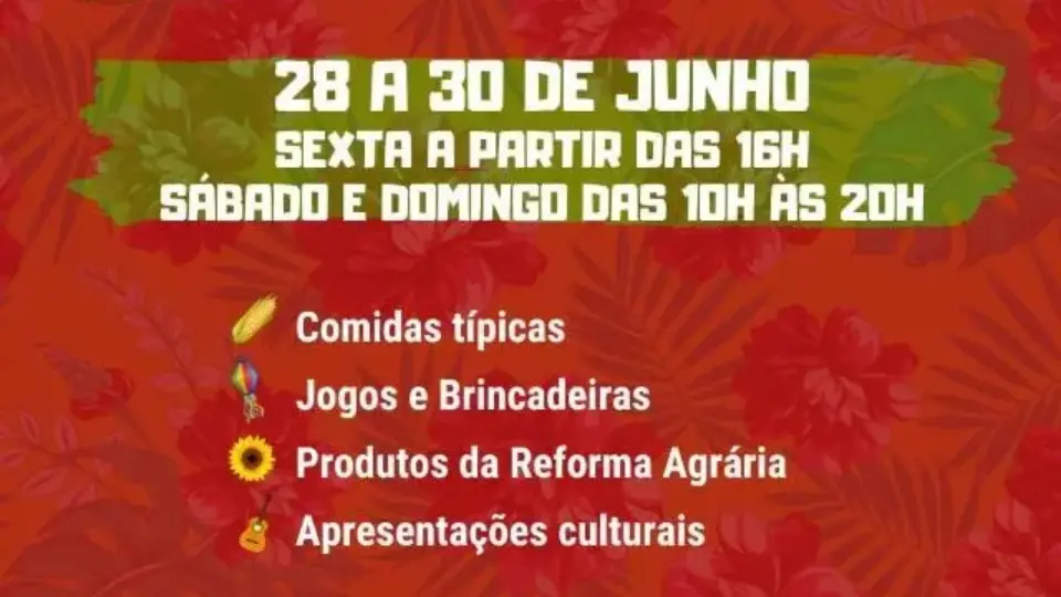 Pastoral do Povo da Rua e MST vão promover festa junina Raízes da Terra em SP