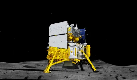 China pousa sonda no lado escuro da Lua para investigar origem do Sistema Solar