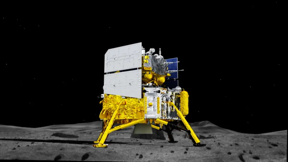 China pousa sonda no lado escuro da Lua para investigar origem do Sistema Solar