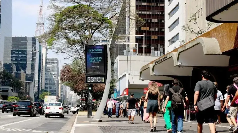 Veranico eleva temperaturas no Centro-Sul e deve se estender até a próxima semana