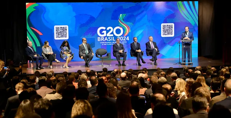 Em Minas Gerais, Alexandre Silveira abre reunião do G20 focado na discussão da dimensão social da transição energética (Foto: Ricardo Botelho/MME)