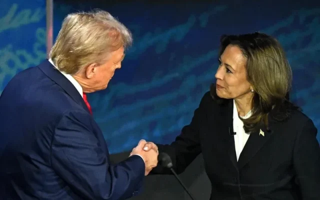 Kamala Harris deixa Donald Trump na defensiva em debate repleto de troca de farpas